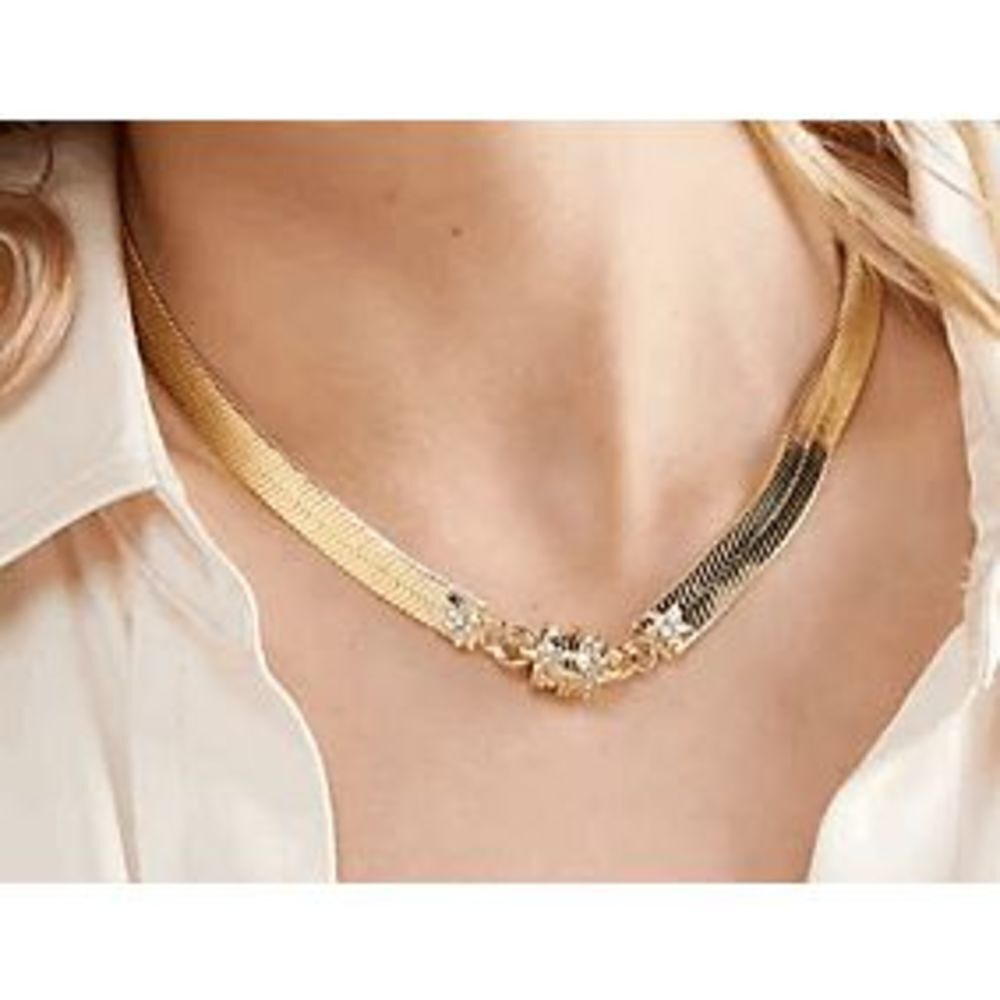 Starlight Dragonfly Reversible Herringbone Magnetic Necklace